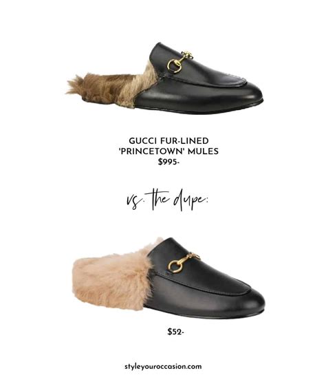 gucci white mules dupe|Gucci loafer mules.